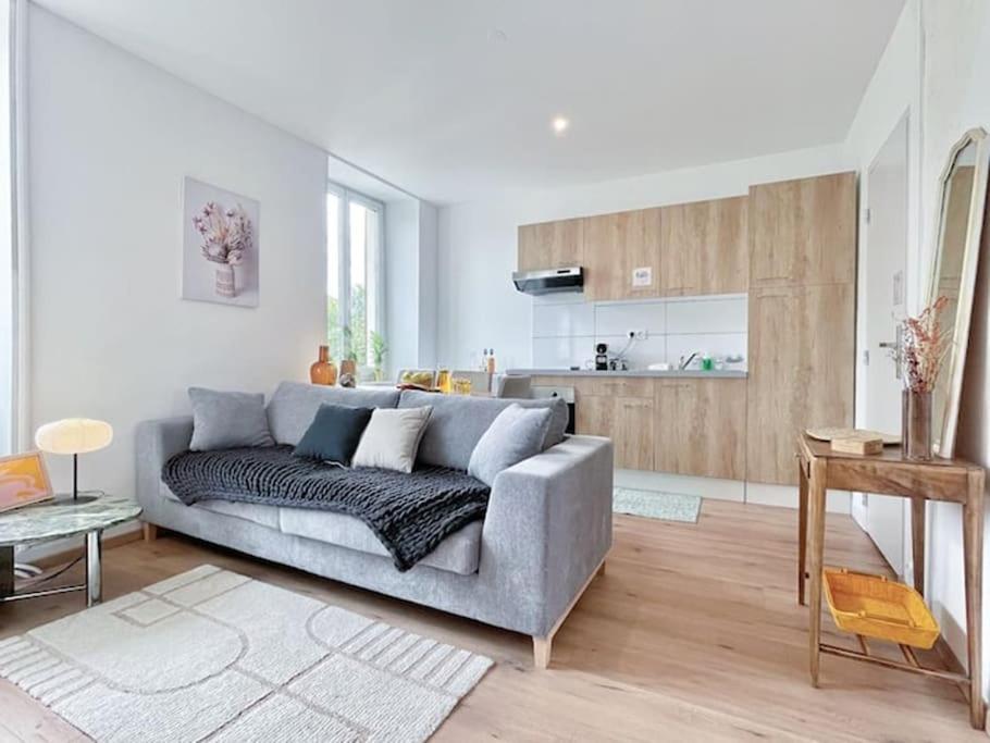 1 Appartement 3P Ideal Famille Travail Renove Lumineux Parking Gratuit 牟罗兹 外观 照片