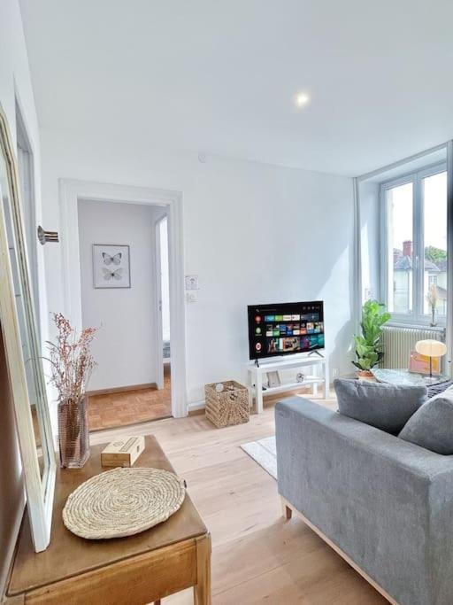 1 Appartement 3P Ideal Famille Travail Renove Lumineux Parking Gratuit 牟罗兹 外观 照片