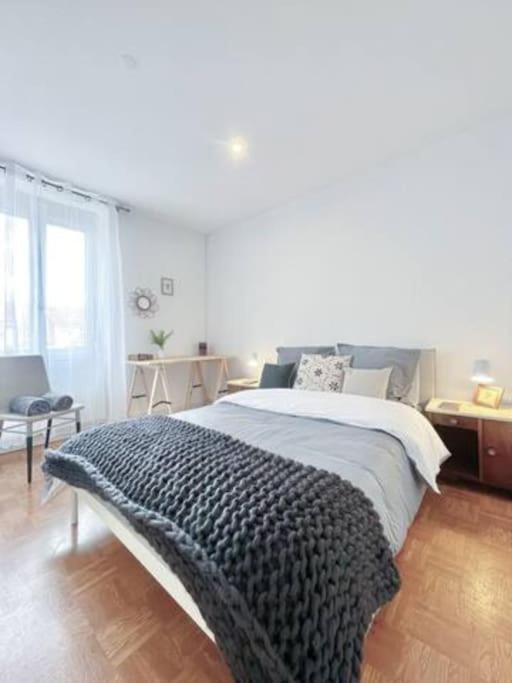 1 Appartement 3P Ideal Famille Travail Renove Lumineux Parking Gratuit 牟罗兹 外观 照片